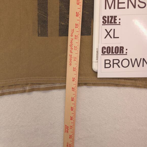 Jimi Hendrix Band Crew Neck Short Sleeve Graphic T Shirt Mens Size XL Brown - Picture 6 of 9